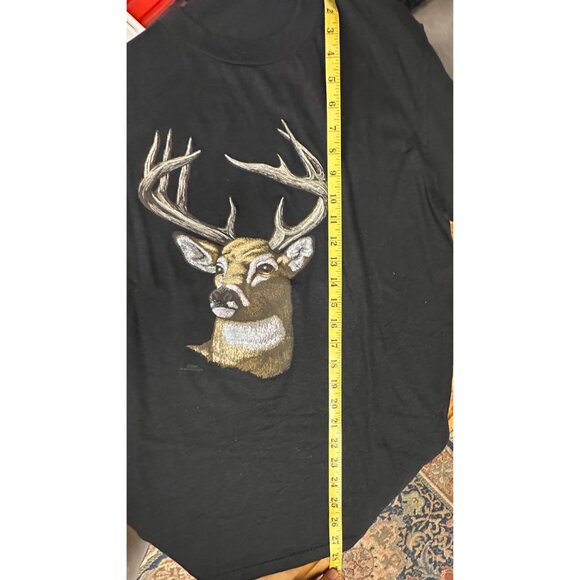 Vintage 80s Deer Hunting Buck T Shirt XL Single Stitch - Picture 5 of 7